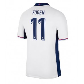 Anglie Phil Foden #11 Domácí Dres ME 2024 Krátký Rukáv